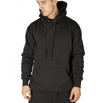 Mens Hoodies Sweatshirts Crew Neck 100% Polyester Blank Plain Hoodies