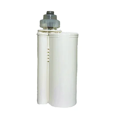 250ml 10:1 AB Dual Syringe Mixing Epoxy Adhesive Applicator Empty Injection Cartridge Tube Automotive White PP/PBT Caulk Glue