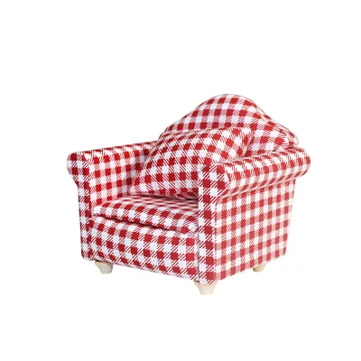Dollhouse Creative Mini Sofa Toys Wooden Sofa Accessories