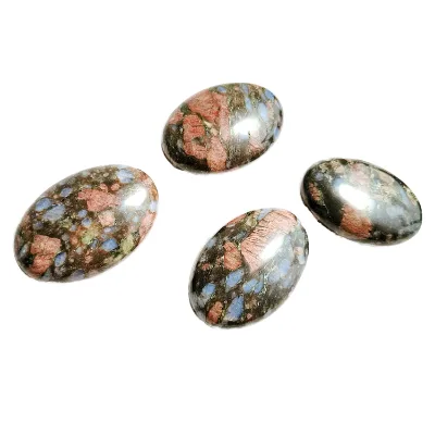 DIY China Factory Jade Massage Stone Blue Labradorite Stone Set the Most Competitive Price Folk Crafts