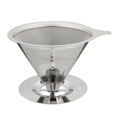 OEM 2020 Pour over stainless steel coffee dripper