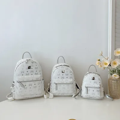SUNNY Designer Mini Lady Luxury PU Korean Style Backpack with Zipper Closure for Teen Girls