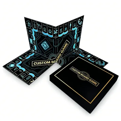 Custom Wholesale Portable Eco-Friendly Board Games with Custom Box High-Quality Game Board Cards & Pieces OEM Printing Service