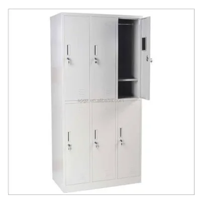 Thickened Staff Locker Steel Sheet Iron Locker Dormitory Changing Clothes and Shoes Locker Factory Shop Bathroom Locked Cupboard