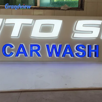 Outdoor Business Advertising Light Pharmacy Front Signs Neon Light Backlit 3D Illuminated Channel Letters Logo Awning Sign Car
