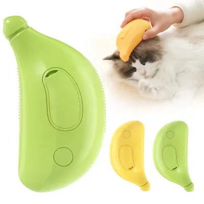 2025 Hot Sale Pet Grooming Comb Electric Self-cleaning Hair Removal Brush Cheap 3 In1 Steam Massage Brush for Dogs and Cats