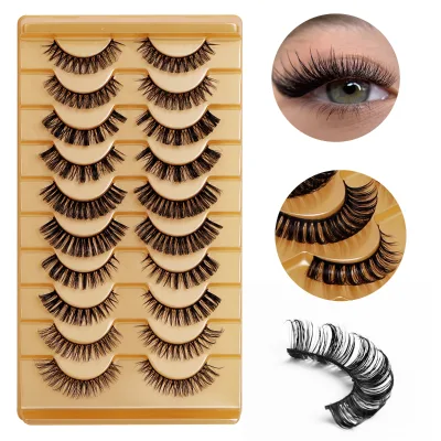 Custom Logo 20d 30d 40d 50d 60d 80d Pre-cut Segment Cluster Lashes Big Tray Double-sided 32 Row Tray Cluster Eyelash Book