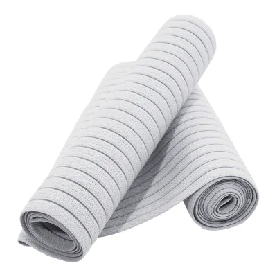 Factory OEM Soft Breathable 25.5cm Fish Line Elastic Band for Medical Waistband Knitted Sewing Elastic Webbing