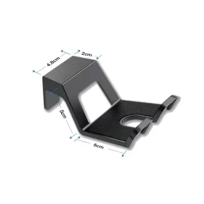 Wall-Mounted Metal Stand Storage Bracket for PS4/PS5/Xbox/Switch Game Controller with No Hole Wall Mounted Storage Bracket