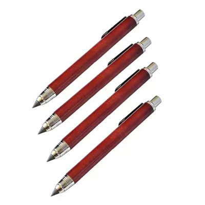 Professional 5.6MM Lead Holder Wood Body Automatic Mechanical Graphite Pencil With Sharpener