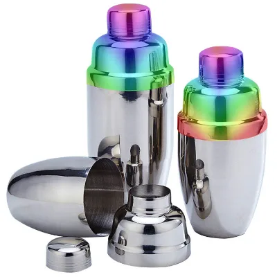 Factory Custom Home Bar Margarita Bartending Shaker Mixer Drinks Metal Glass Bar Tool Japanese Style Cocktail Shaker