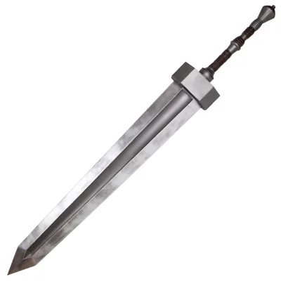 Hot Selling 139cm FRP Elden Rings Guts Great Sword for Cosplay Collection