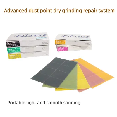 Japan KOVAX 70*114 MM Abrasive Hook and Loop Aluminum Oxide Square Sand Paper Sanding Disc