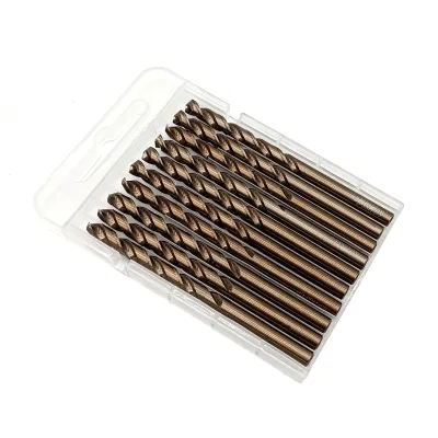 Factory 0.3-20mm High Stainless Steel Twist Drill Bit M35 Cobalt Containing Drilling Bits