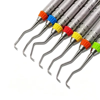 Dental Scaler Gracey Periodontal Stainless Steel Subgingival Calculus Remover Curette