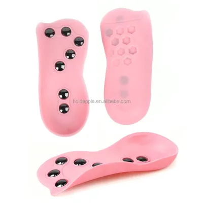 New Arrival 3/4 Massage Insole Magnetic Flat Foot Corrector Half-Insole Comfortable Shoe Support Cushion Foot Relax Insoles