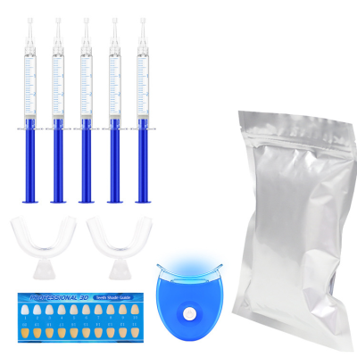 Tooth Gel Brightening Whitening Gel Kits Dental Peroxide Teeth Whitening Kit Teeth Whitening Kit with Led Light