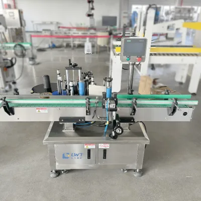 Flexible Factories Compact 500ml Plastic Bottle Labeling Machine with PLC Pump & Bearing for High Accuracy
