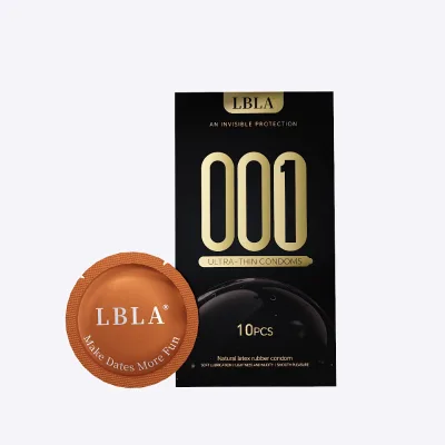 LBLA Wholesale Latex Sex Condom Men's Ultra-thin Hyaluronic Acid 001 Long-lasting Condom for Men