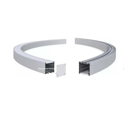 Circular Pendant LED Ring Light Round LED Aluminum Profile Extrusion LED Channel for Led Strip Light Office Lightings