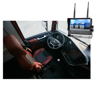 Wholesale 720P 1-2 Way 2.4G 7-Inch LCD Screen 12-24V Wireless WIFI Waterproof IP68 Wireless Rear Camera Infrared Night View