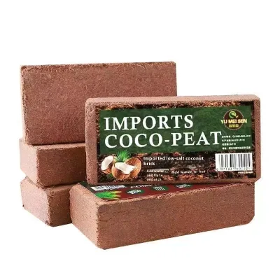 Organic Nutrient Soil for Flower Succulent Plant Cultivation Wholesale Supply of Compressed Coconut Brick Peat 5kg Block