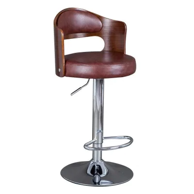 Wholesale Modern Low Back Counter Height Bar Stool Restaurant Dining Chair Sets Adjustable Swivel Bar Stool