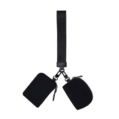 Nylon Zipper Waterproof Breathable Anti-Theft Expandable Outdoor Sports Card Holder Mini Coin Purse Portable
