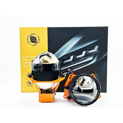 6000K LED Laser Projector Lens Double Hyperboloid Design Universal 3inch Headlights New Condition