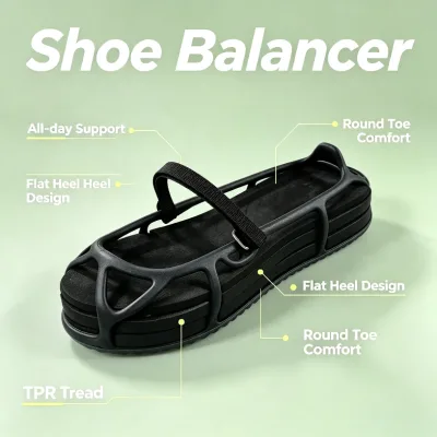 Customizable Shoe Balancer SEBS Elastic Mesh Non Slip for Leg Length Discrepancy Post Op Walking Boot Balance Shoe Balancer