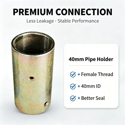 40mm Zinc Plated Dragon Claw Sand Blasting Hose Coupling Claw Lock Secure Pipe Fitting for Blasting