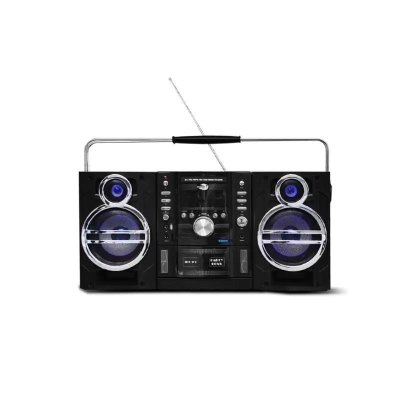 Classic 80s Style Retro Hifi Stereo Lettore cd Cassette Vintage Record Player Aux in Radio Am Fm Sd Usb BoomBox
