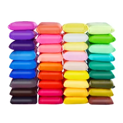 36 Colors Ultra-light Clay Children's Non-toxic Food Grade Plasticine Colored Clay Kindergarten Handmade Space Mud Clay 24colors