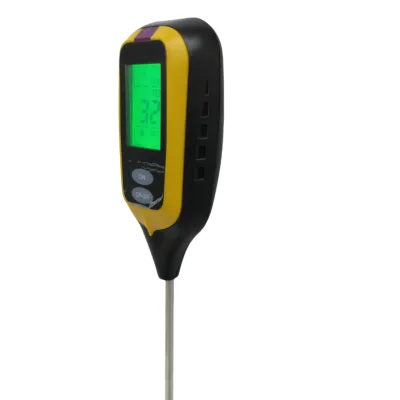 4 in 1 pH Sunlight Moisture Temperature Soil Meter Test Instrument for Farm Garden Lawn Care