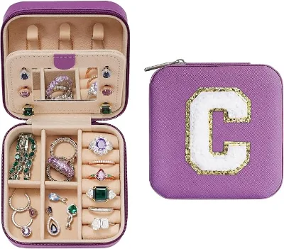 Custom Jewelry Packing Box with Mirror for Woman Travel Jewelry Organizer