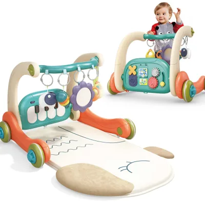 Baby Playmat Early Walk Learning with Piano Musical Toy Wooden Toys for Babies