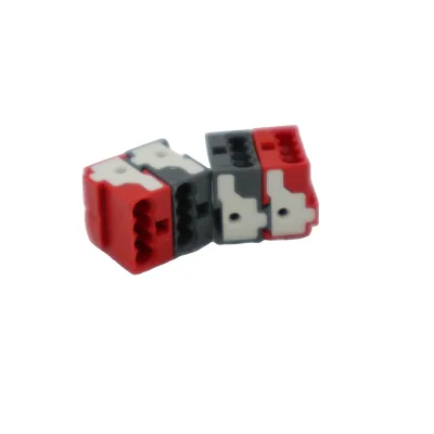 Mini Fast Connectors 8 Pin Push in Connector Spring Splicing Compact Wiring Connector Terminal Block for KNX Products Use