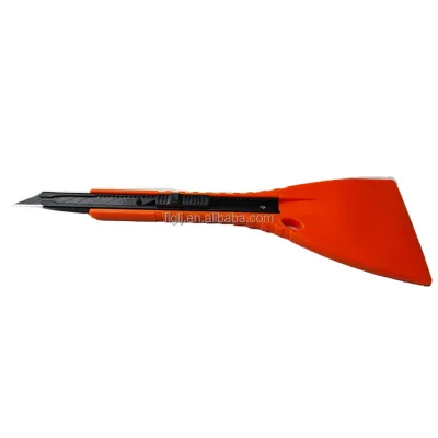 2 in 1 Utility Knife with Plastic Scraper Window Tint Vinyl Wrap Cutting Smoothing Tool Car Film Installation Squeegee Cutter