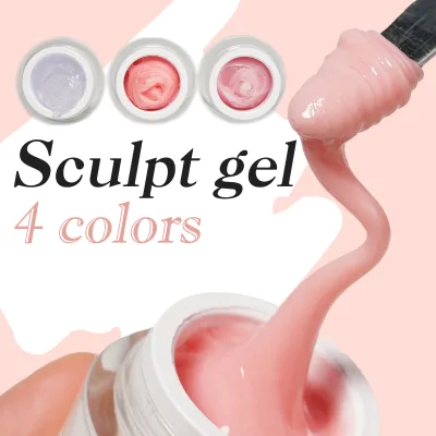Sculpt Builder Gel Extension Sculpting OEM Customized Logo Nail Supplies Kit Reinforce Hard UV Gel Soft Gel Nail Extensions