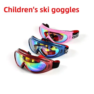 Wholesale Children's Ski Goggles Anti-Reflective Sun-Blocking Winter Sport's Goggles Eye-Protective Ski Glasses