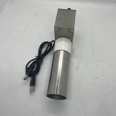 Small Portable Indoor/Outdoor Wood Stove Quality Electric 5-12 Volt Blower Fan Iron Material with Medium Pressure for Barbecue