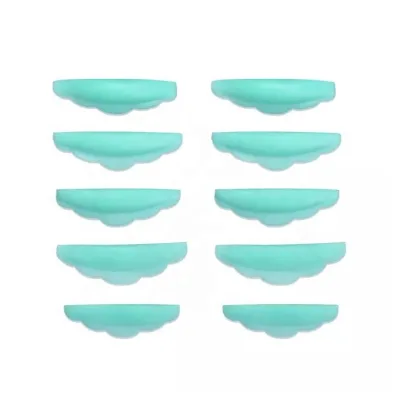 JULONG 5 Pairs of Lash Extension Silicone Pad False Eyelash Curler Tool Perm Eyelash Silicone Gasket