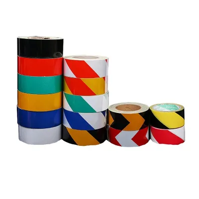 Wholesale Red/White Non Adhesive Warning Tape Guardrail Isolation Tape Customized Protective Tape