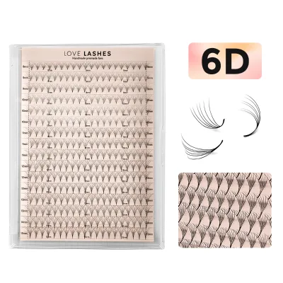 Wholesale Dark Black Premade Lash Fans Heat Bonded Premade Fans Lashes Kashmir Promade Lash Extension Fans Bond Heat Mix Tray