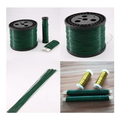 Colored Lacquered Iron Wire Enamel Coated Florist Craft Wire, Anti-peeling Paint for Handicraft, Floral Binding, DIY Art