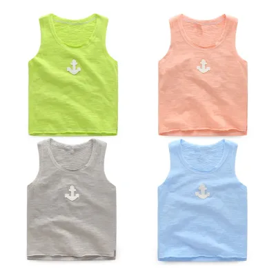 Kid Clothes Child Korean Round Neck Outdoor Vest From China Factory