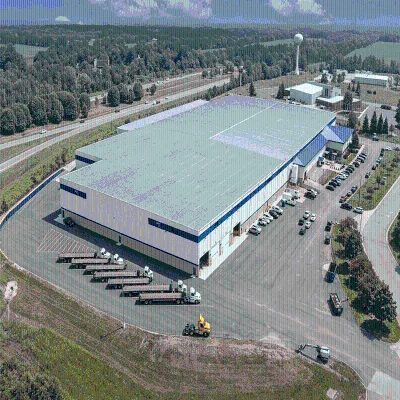 Wind-Resistant Pre-engineered Modern Metal Warehouse Prefab Industrial Storage Building for Hospital Use ASCE-7 Standard Custom