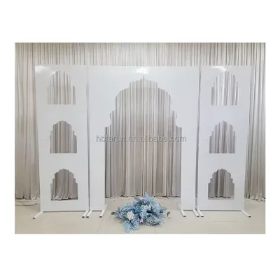 High Quality Metal Background Single-sided square Arch Background Frame for Wedding Decoration and Birthday Events