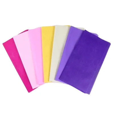 Factory Directly Sell 30 Pieces Pack Solid Cotton Paper Christmas Gift Wrapping Silk Paper Fresh Flowers Packaging Materials