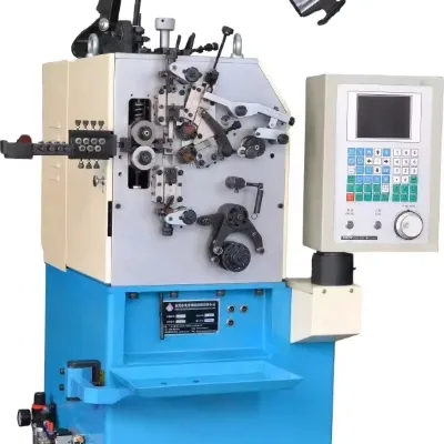 New Good Quality CNC Torision Spring Hook Making Machine with Motor & Bearing Core Components Multifunctional